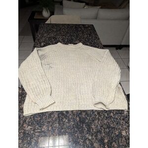 Vtg Moffat Woollens Scotland Wool Sweater L Chunky Fisherman Cabin Cozy Comfy